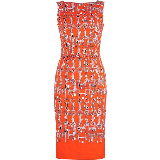 Samantha Sung abito celine con stampa - arancione