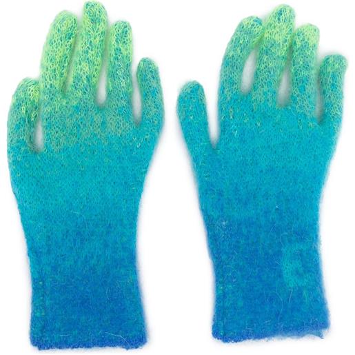 ERL guanti con effetto sfumato - blu