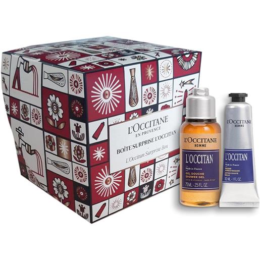 L'occitane En Provence kit sorpresa uomo set v1 gel doccia e dopobarba set
