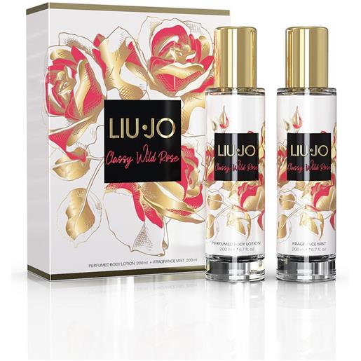 Liu-Jo classy wild rose set v2 body mist 200 ml + body lotion 200 ml set