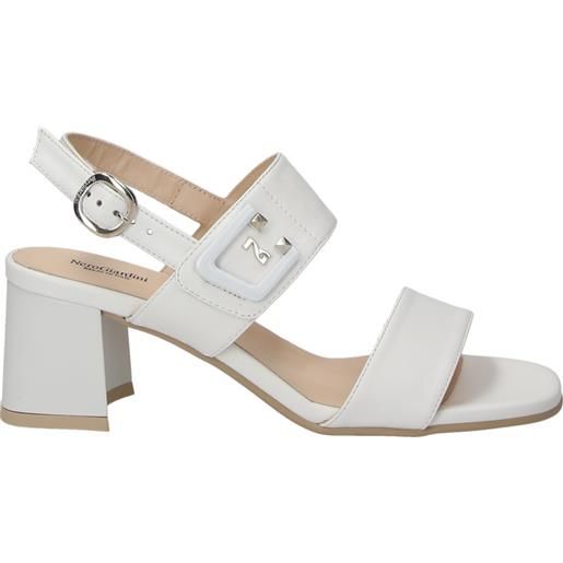 NeroGiardini sandali con tacco 10241d bianco