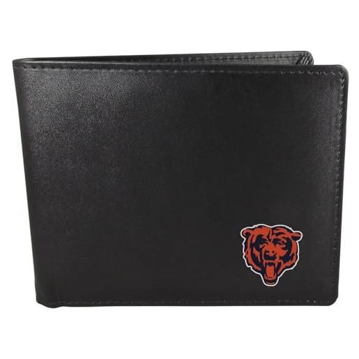 Siskiyou Sports siskiyou nfl sports - portafoglio da uomo con orsetti chicago, taglia unica, colore: nero