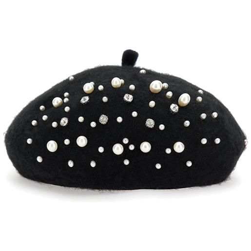 Monnalisa basco con perle e strass