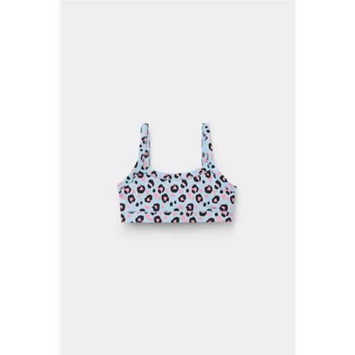 Tezenis brassiere bimba basic in cotone stampato bambina rosa