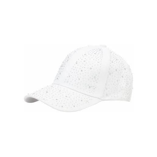 Liu Jo Jeans cappello donna liu jo logo con visiera con strass bianco cs24lj08 2a4026 t0300 taglia unica