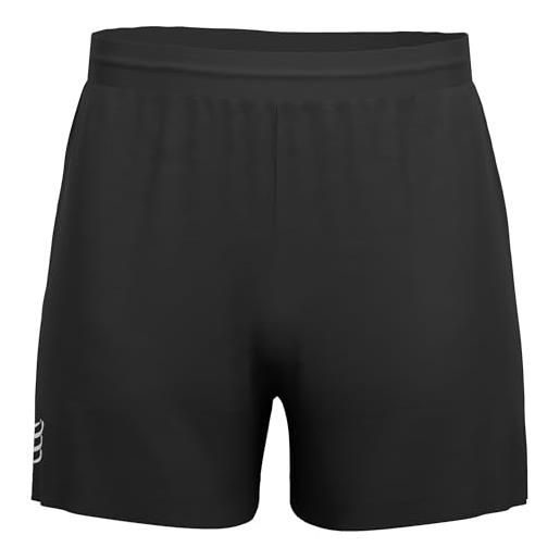 Compressport performance short, corsa unisex-adult, nero, s