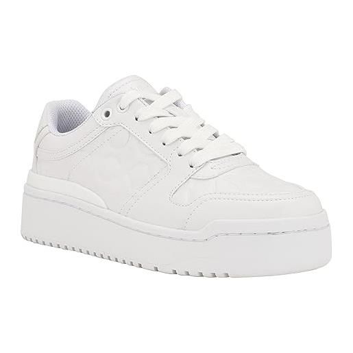 Calvin Klein sneaker aelora donna, bianco, 36.5 eu