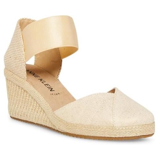 Anne Klein women's zoey wedge sandal, fuschia, 5.5