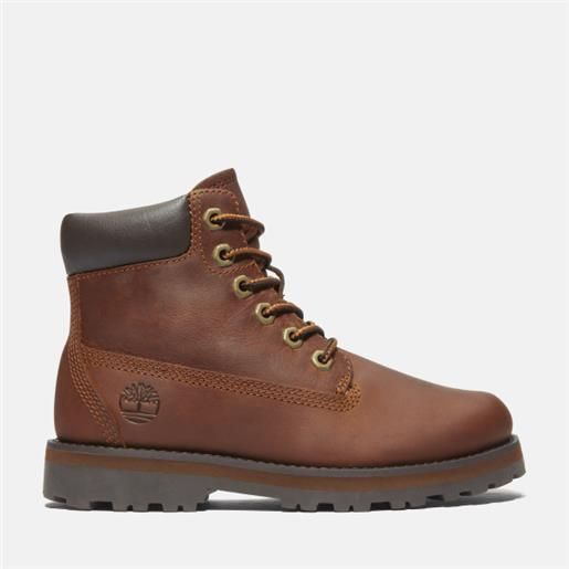 Timberland - scarponcino stringato courma kid da bambino (dal 30,5 al 35) in marrone, marrone, taglia: 33