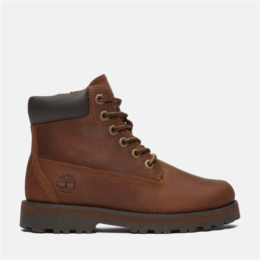 Timberland - scarponcino stringato courma kid da bambino (dal 35,5 al 40) in marrone, marrone, taglia: 36