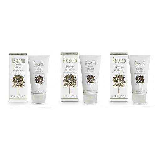 L' erbolario - assenzio deocrema alle 3 artemisie 50 ml - 3 confezioni