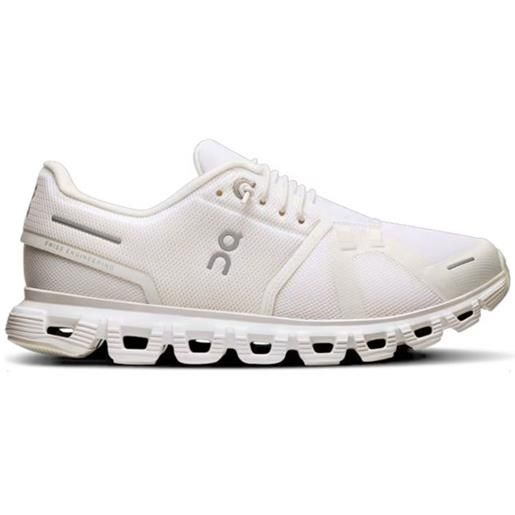 ON RUNNING scarpe cloud 6 donna white/white