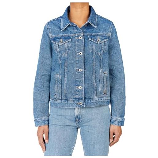 Pepe Jeans regular jacket giacca, blu (denim-ib7), s donna