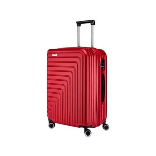 R Roncato trolley fibra, espandibile (rosso, l)