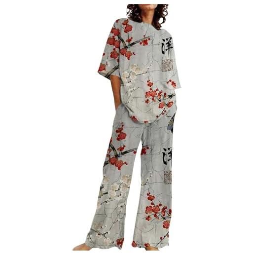 Camicia Da Notte Lunga Donna Con Zip - Cotone Comodo, Stampa Floreale, Tasche (Taglie S-XXL) - Foto 7