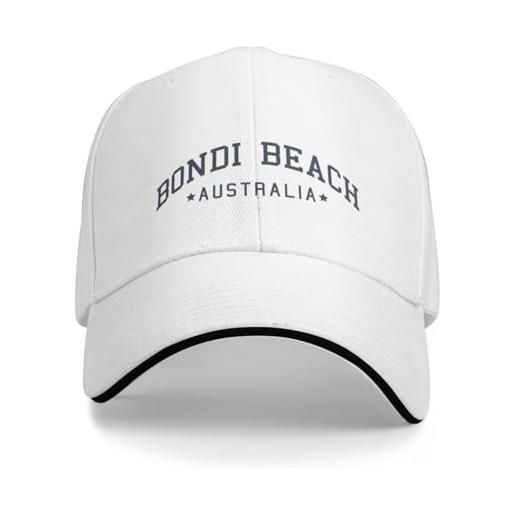 CWCMZDH cappellino da baseball bondi beach - bondi rescue cap berretto da baseball cappello con chiusura a scatto cappello ragazza uomo