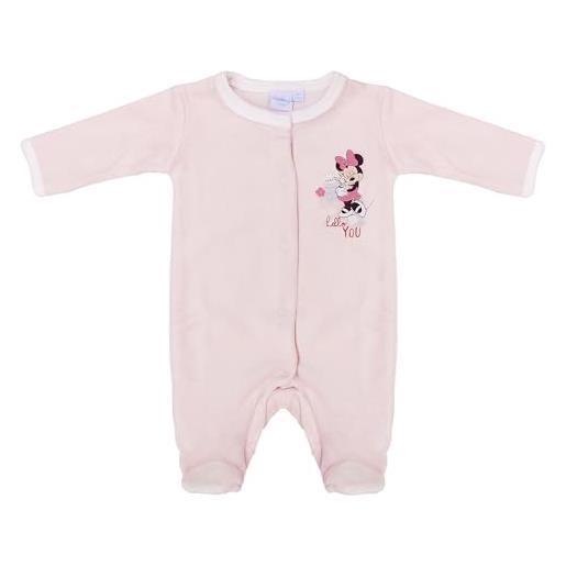 Disney Store pigiama neonato disney minnie mouse tutina bambina 3 mesi in ciniglia bimba 7017