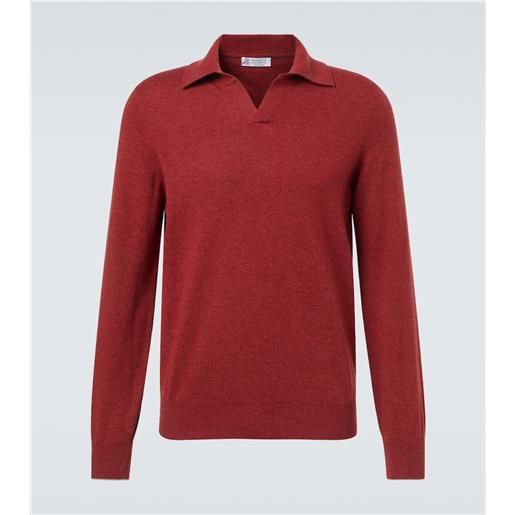Brunello Cucinelli polo in cashmere