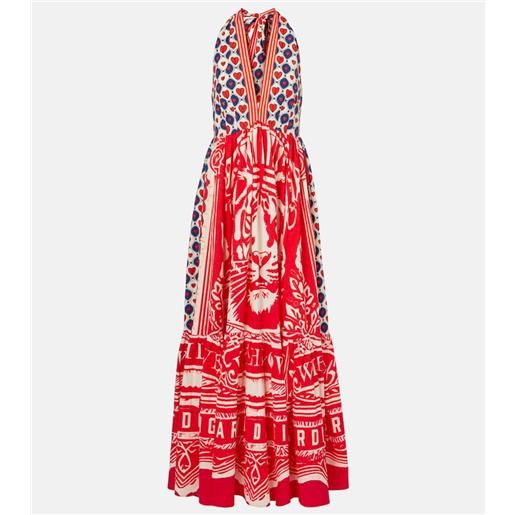 Camilla abito lungo rinse & roar in cotone