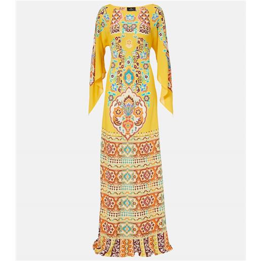 Etro abito lungo con stampa