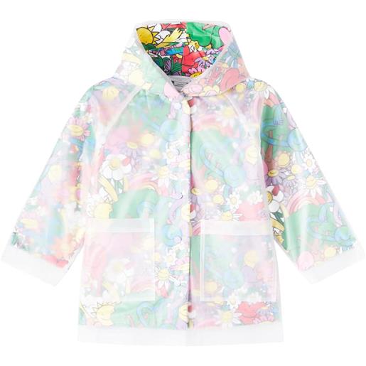 Stella McCartney Kids impermeabile con stampa