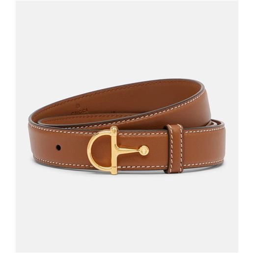 Gucci cintura horsebit in pelle