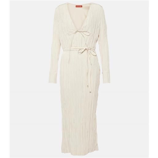 Altuzarra abito midi carol in raso