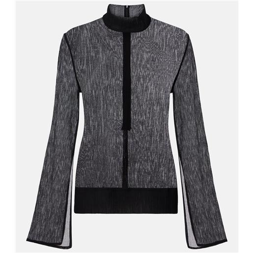 Toteme dolcevita in cotone e seta