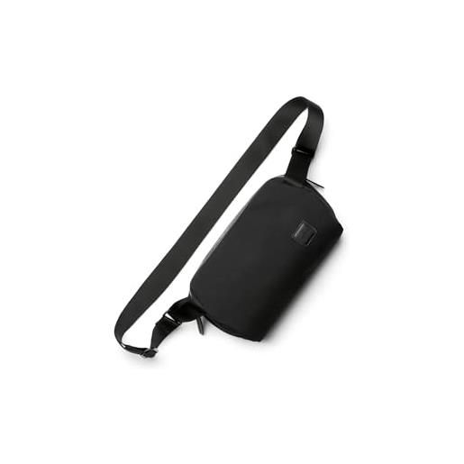 Bellroy classic sling (borsa a tracolla minimalista da 3 litri per tutti i giorni con organizzazione interna, tracolla regolabile e sistema di compressione automatica) - black