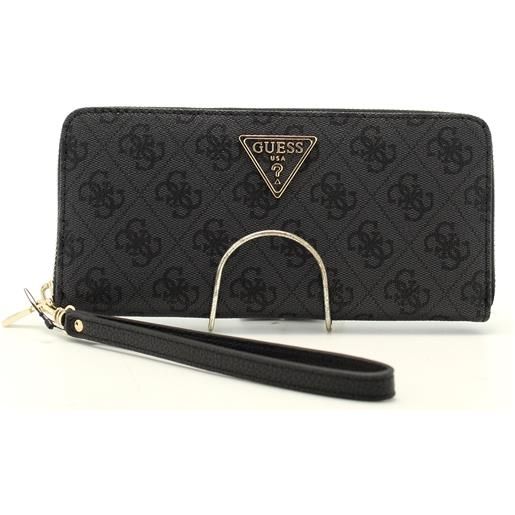 Guess - portafogli a pochette da donna coal logo