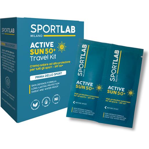 SPORTLAB MILANO active sun 50+ travel kit