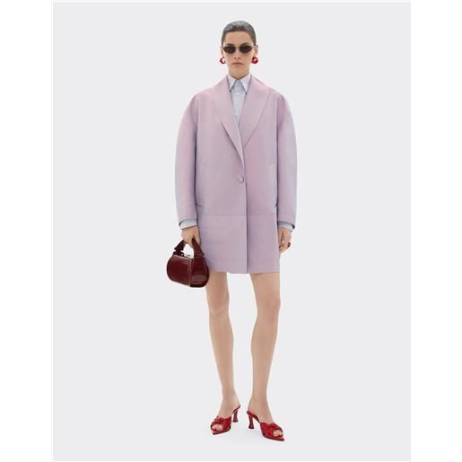 Ferrari caban in twill di nylon cangiante - female giacche glicine 42