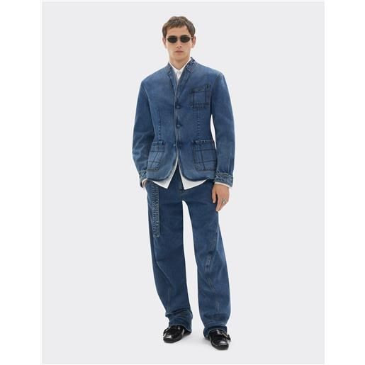 Ferrari blazer in denim - male giacche e capispalla denim 54
