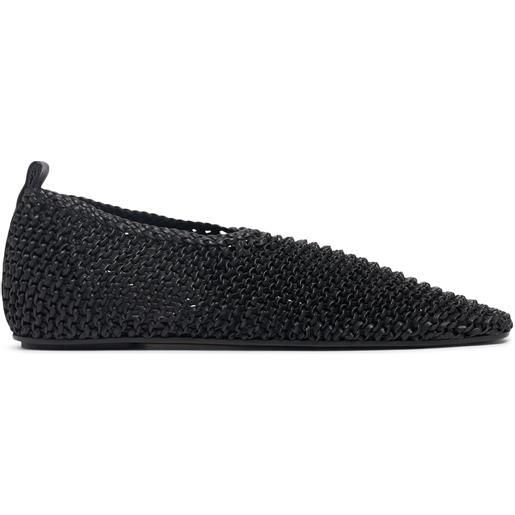 TOTEME ballerine in pelle intrecciata 10mm