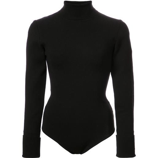 KHAITE cate knitted bodysuit - nero