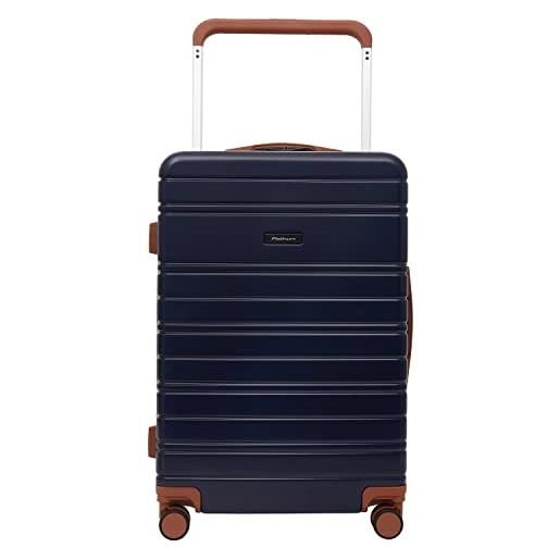 Travelers Club - set di 2 trolley navigate, 50,8 cm, colore: blu navy