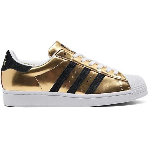 adidas sneakers superstar 50th anniversary "liquid gold" - oro