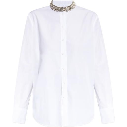 Alexander McQueen camicia in cotone - bianco