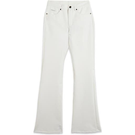 Freddy pantaloni flare in similpelle con vita regular