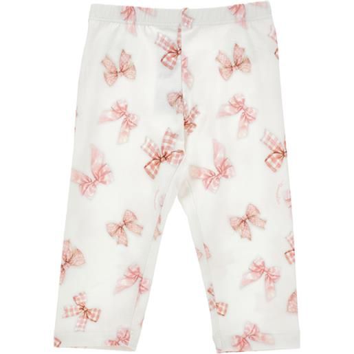 Monnalisa leggings fiocchi stampati