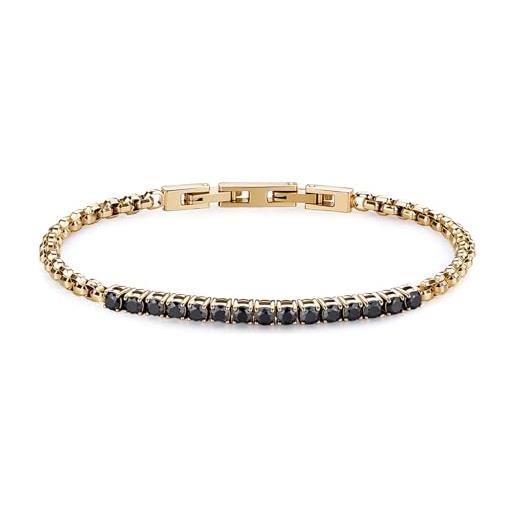 NKlaus Bracciale Donna In Argento 925 – Catena Veneziana Rotonda, Lunghezza 19 Cm, Design Elegante 12479