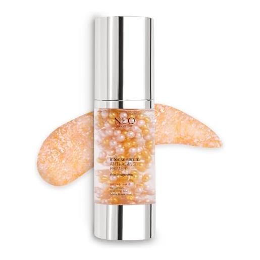 NÉO MAKE UP primer anti-aging - primer gel-serum levigante con niacinamide, acido ialuronico e peptidi - per pelle secca e matura - riduce le rughe sottili - 30 ml