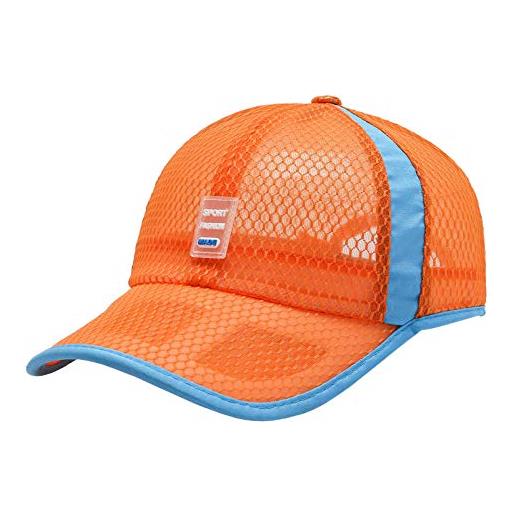 AIEOE cappello da baseball in rete unisex traspirante leggeri berretto da baseball regolabile cappellino da baseball