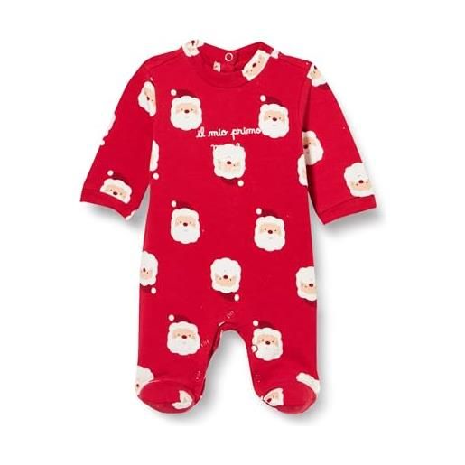 Chicco tutine - natale neonato/neonata 0-24 mesi, rosso (3), 3 mesi, designed in italy