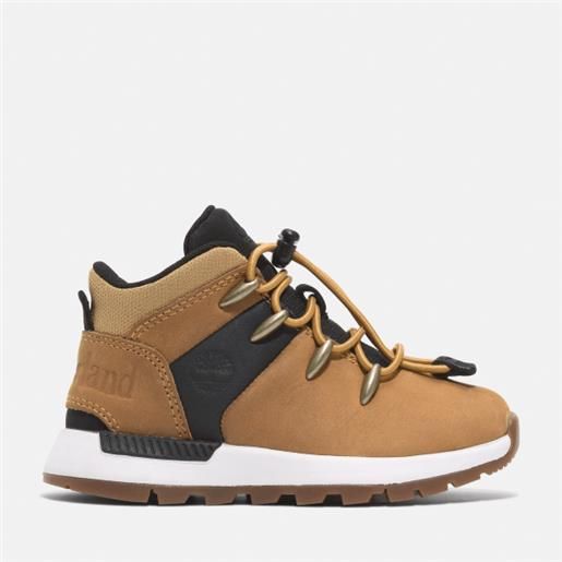Timberland - sneaker con cordino elastico sprint trekker da bambino (dal 20 al 30) in giallo chiaro, giallo, taglia: 21