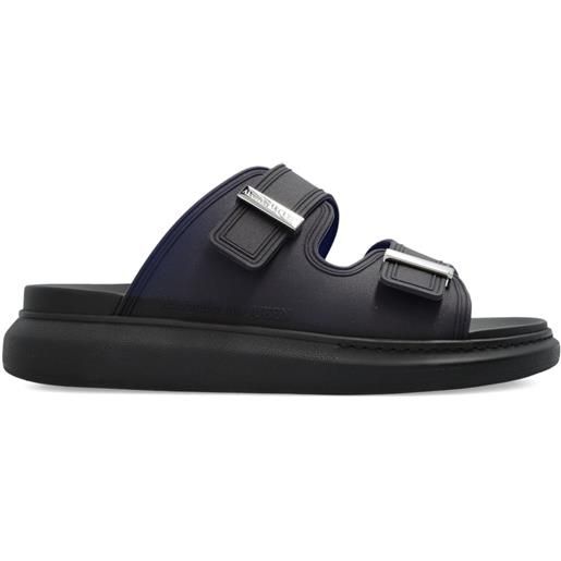 Alexander McQueen sandali con punta tonda - nero