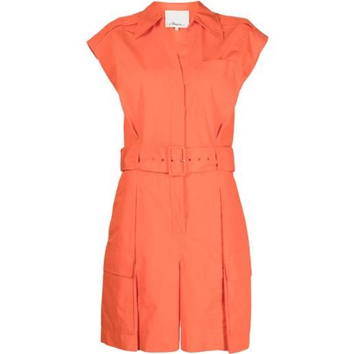 3.1 Phillip Lim tuta intera smanicata - arancione