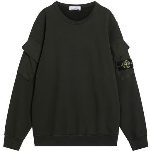 Stone Island felpa juniper - nero