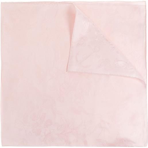 Alexander McQueen foulard in seta - rosa