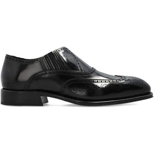 Alexander McQueen mocassini in pelle - nero